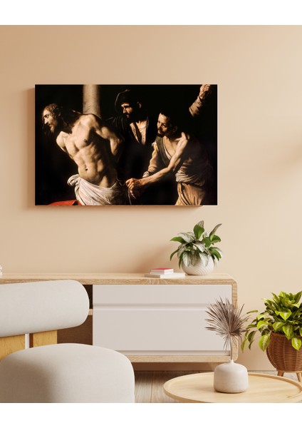 Caravaggio Christ At The Column - Ahşap Mdf Tablo