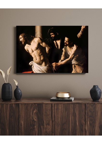 Caravaggio Christ At The Column - Ahşap Mdf Tablo fırsatları