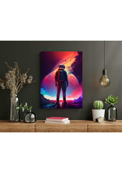 Nebula Kaşifi - Ahşap Mdf Tablo