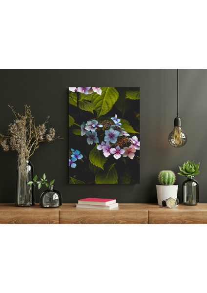 Ortanca - Ahşap Mdf Tablo