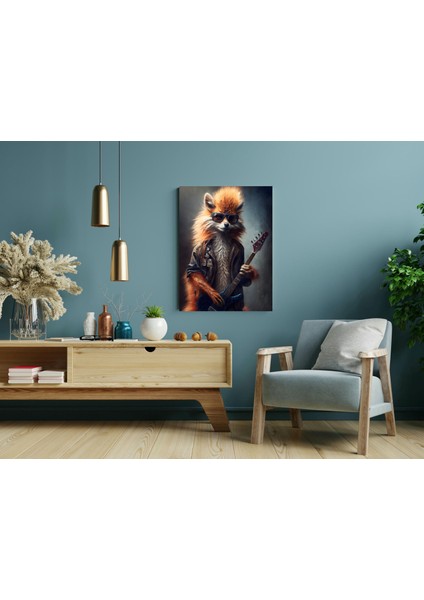 Tilki Rock - Ahşap Mdf Tablo modelleri