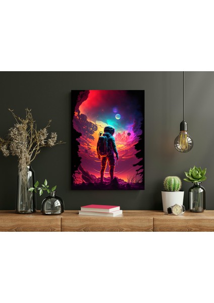 Kozmik Güneş - Ahşap Mdf Tablo