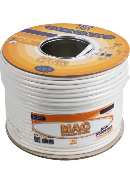 Rg6-U4 Plus Trishield Anten Kablosu 100 Metre fırsatları