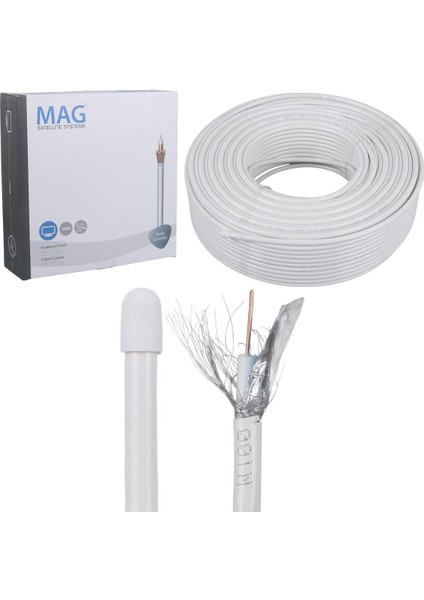 Rg6-U4 Plus Trishield Anten Kablosu 100 Metre indirimleri