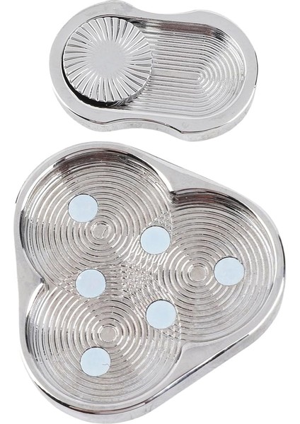 Fidget Slider Oyuncak, Dehb Otizm Anksiyete Stres Rölyef Için Spiral Çerçeve ile Taşınabilir Manyetik Üçgen Rotasyon Metal Slider