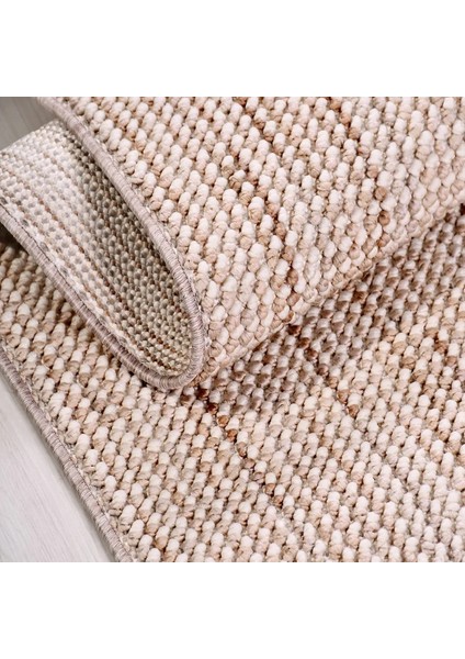Liceras Bukle Modern Bej Polyester Kaydırmaz Tabanlı Makine Halısı indirimleri