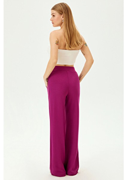 Pamuklu Rahat Kesim Örme Pantolon modelleri