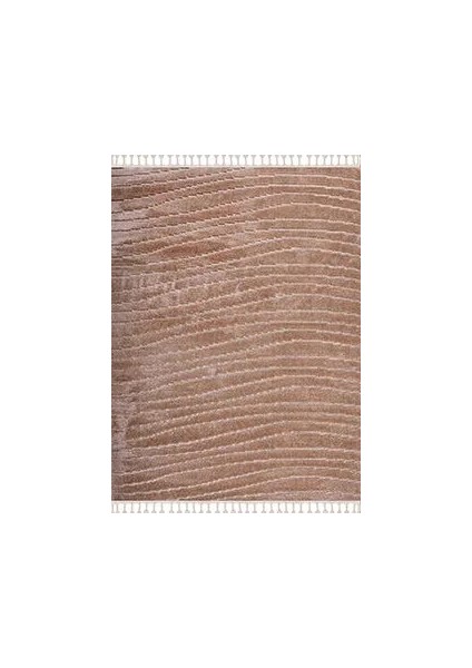 Monzon Modern Kahverengi Polyester Pamuk Tabanlı Makine Halısı