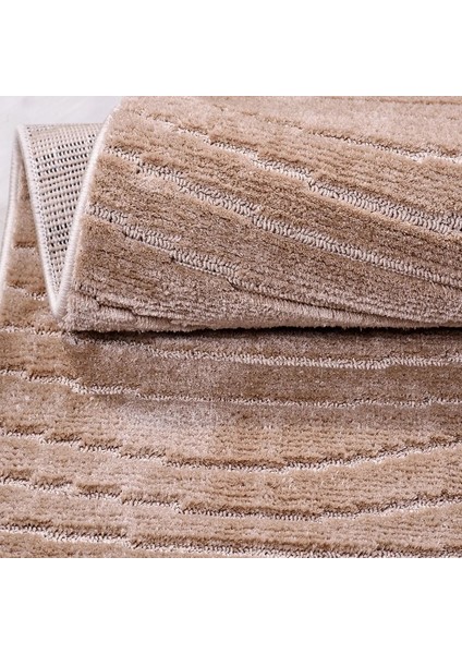 Monzon Modern Kahverengi Polyester Pamuk Tabanlı Makine Halısı indirimleri