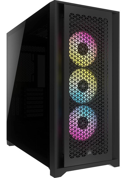 CC-9011242-WW Icue 5000D Rgb Airflow 3XAF120 Mid-Tower Siyah Gaming Kasa