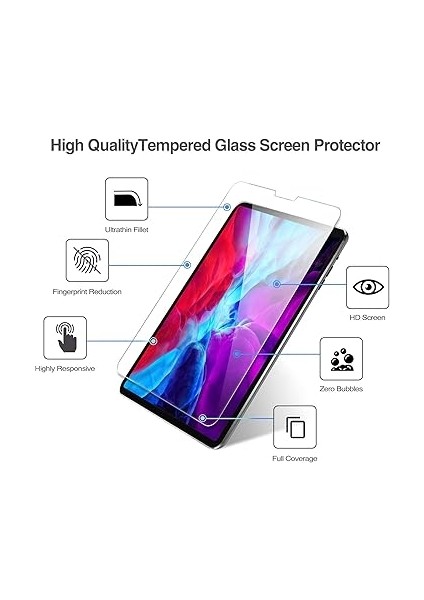 Samsung Galaxy Tab S10 Fe Plus 13 Inç Için Temperli Cam 1 Adet Ekran Koruyucu Film Guard Galaxy Tab S10 Fe Plus ile Uyumlu 13° Cam modelleri