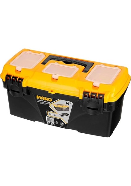 Co/16 Organizerli Klasik Takım Çantası, Polipropilen, Siyah/sarı, 16 ’’