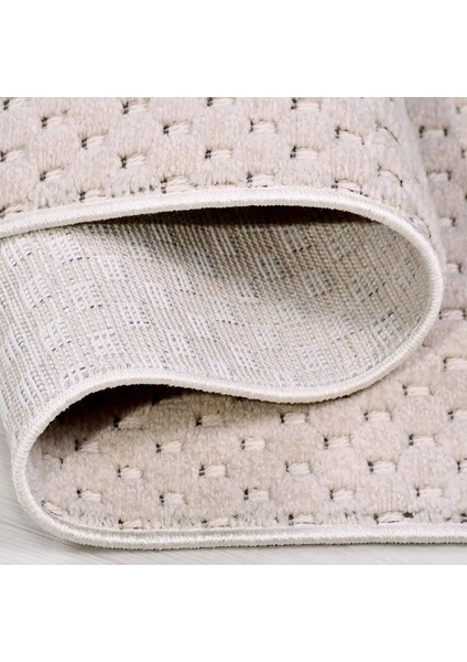 Moraleja Modern Bej Polyester Pamuk Tabanlı Makine Halısı fırsatları