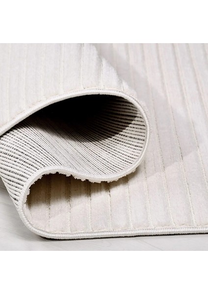 Girons Modern Beyaz Polyester Pamuk Tabanlı Makine Halısı fırsatları