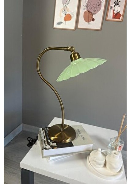 Risso Mint Masa Lambası Dekoratif Abajur Çocuk Odası Başucu Lambası Okuma Lambası indirimleri