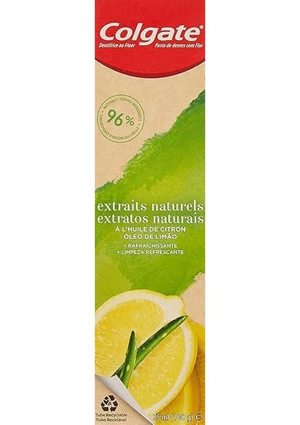 Natural Extracts Limon Yağı ve Aloe Vera Özlü Tazeleyici Temizlik Diş Macunu 75 ml modelleri