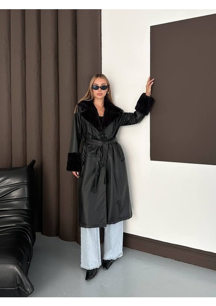 Kürklü Deri Trenç fiyatları