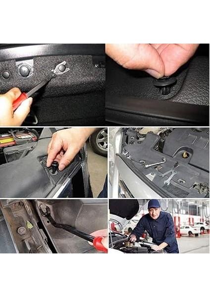 725 Parça Evrensel Oto Klips Seti – 38 Boy Farklı Araç Tutucu, 30 Sünger Yastık, 1 Klips Sökme Aleti ile – Tampon, Kapı Paneli, Çamurluk, Motor Kapağı Için Uyumlu Kutulu Tamir ve Montaj Kiti fiyatları