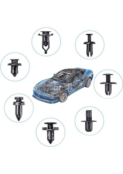 725 Parça Evrensel Oto Klips Seti – 38 Boy Farklı Araç Tutucu, 30 Sünger Yastık, 1 Klips Sökme Aleti ile – Tampon, Kapı Paneli, Çamurluk, Motor Kapağı Için Uyumlu Kutulu Tamir ve Montaj Kiti indirimleri