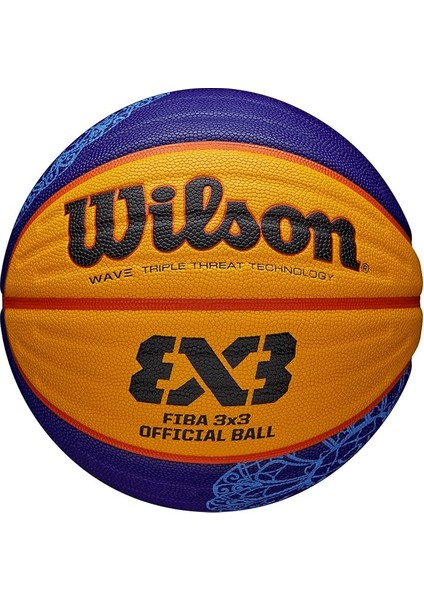 Üniseks Yetişkin Fiba 3x3 Mini Rubber Basketall