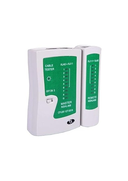 Network Tester RJ11 RJ45 Cat Internet Kontrol Test Cihazı LED Işıklı 4523 fiyatları