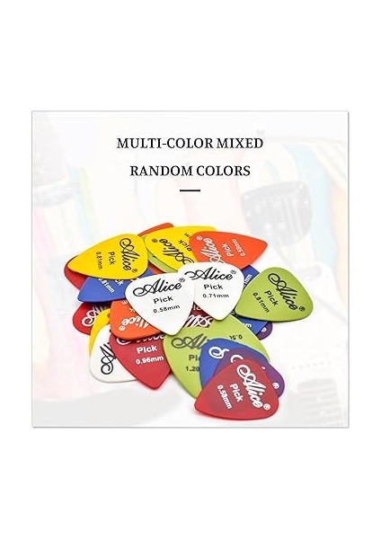 Gitar Seçtikleri, 30 Adet Kalp Şeklinde Gitar Penaları Akustik, Elektrik, Bas Gitar Için 0,58 Mm, 0,71 Mm, 0,81 Mm, 1,2 Mm, 1,5 mm (Rastgele Renkler) Dahil modelleri