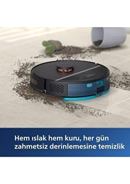 3ü 1 Arada Islak Kuru ve Moplu Premium Akıllı Robot Süpürge, 230DK - Gelişmiş Performans fırsatları