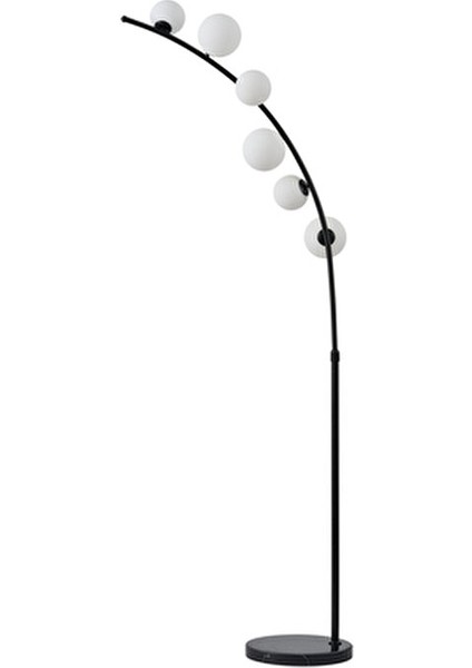 Felin Siyah 6 Cam Başlıklı Deve Boynu Lambader fırsatları