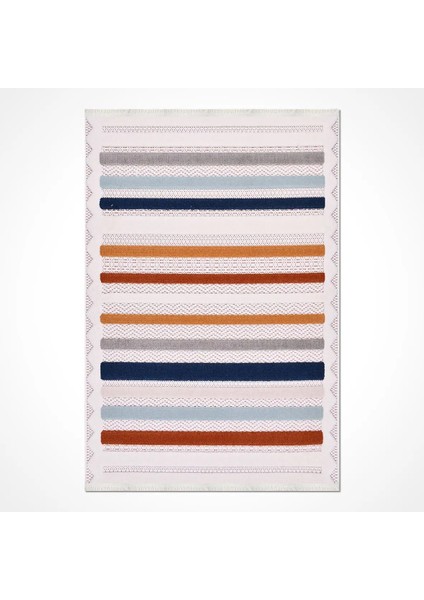 Iscar Çizgili Multi Polyester Pamuk Tabanlı Makine Halısı fiyatları