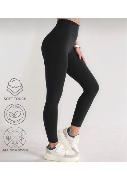 Premium, 4 Mevsim ,yüksek Bel Toparlayıcı Yoga-Günlük-Spor Ultra Soft ve Esnek Kadın Tayt