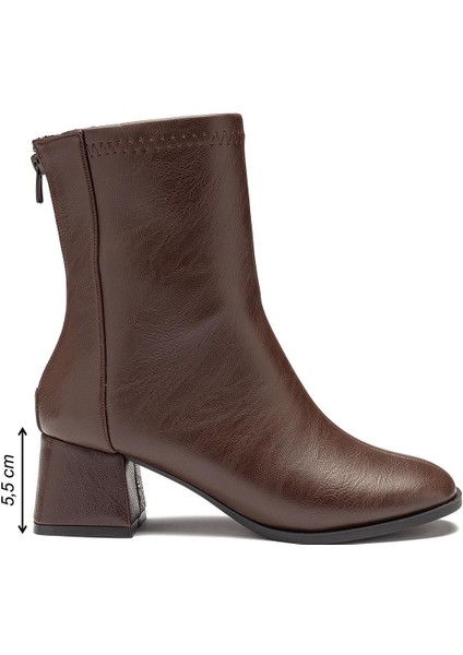 Kadın Fermuarlı Günlük Topuklu Bot 4210 fiyatları