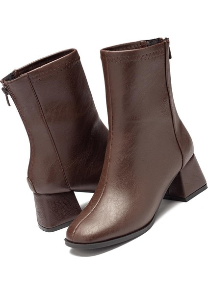 Kadın Fermuarlı Günlük Topuklu Bot 4210 fırsatları