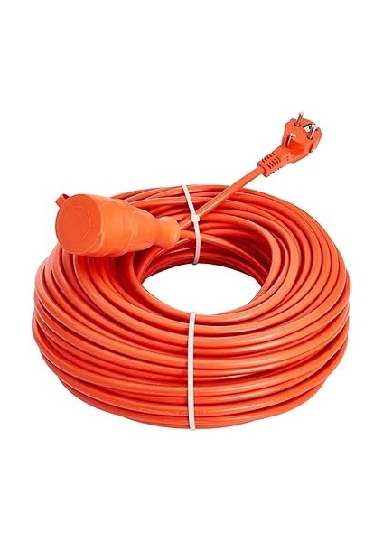 20 Metre Seyyar Uzatma Kablosu 3x1.5 mm Turuncu Cca Kablo modelleri