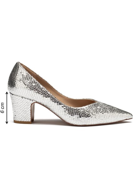 Kadın Yılan Desenli Gündelik Topuklu Ayakkabı 5000 fiyatları