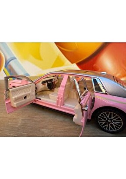 1:24 Rolls Royce Sweptail Diecast Model Araba Işıklı ve Sesli Metal Rolls Royce Açılabilir Kapılar fiyatları