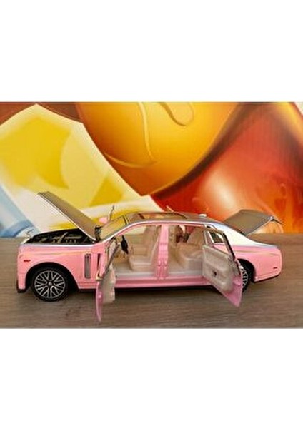 1:24 Rolls Royce Sweptail Diecast Model Araba Işıklı ve Sesli Metal Rolls Royce Açılabilir Kapılar