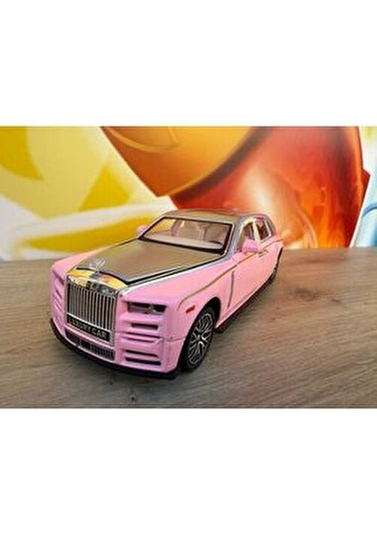 1:24 Rolls Royce Sweptail Diecast Model Araba Işıklı ve Sesli Metal Rolls Royce Açılabilir Kapılar