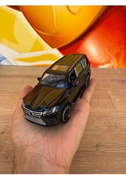Lexus Jip Diecast Model Araba Oyuncak Lexus 570 Model Diecast Kapıları Açılan Araba Sesli Işıklı fırsatları