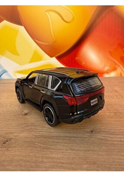 Lexus Jip Diecast Model Araba Oyuncak Lexus 570 Model Diecast Kapıları Açılan Araba Sesli Işıklı