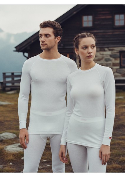 Vücuda Oturan Içlik Unisex Termal Uzunkol Tişört – Bisiklet Yaka, 2. Seviye Isı KORUMA-9259