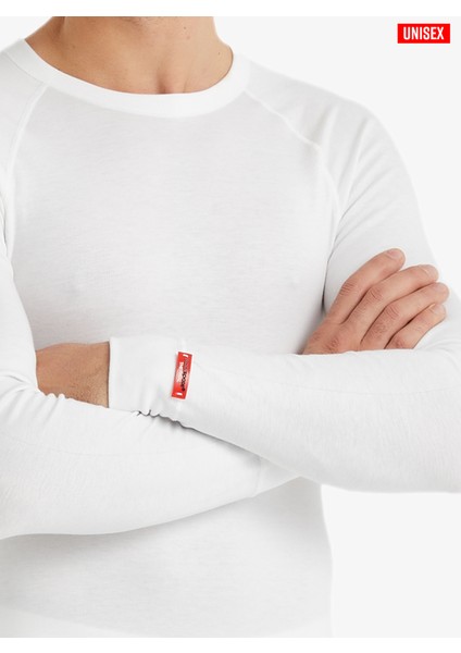 Vücuda Oturan Içlik Unisex Termal Uzunkol Tişört – Bisiklet Yaka, 2. Seviye Isı KORUMA-9259