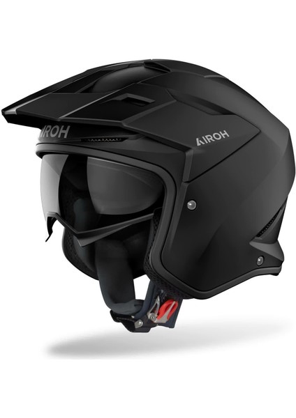 Aıroh Kombakt Color Black Matt Kask