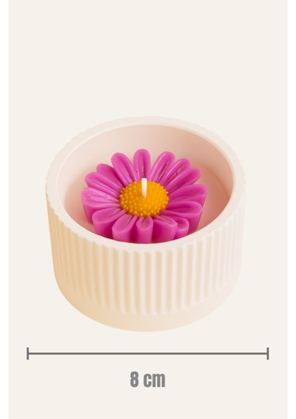 Home Flora Papatya Figürlü Kokulu Hediyelik Parafin Mum fiyatları
