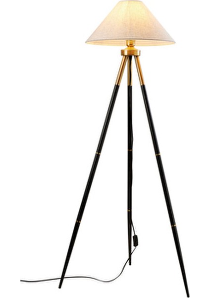 Cosby Siyah-Eskitme Kaplamalı Tripod Metal 3 Ayaklı Lambader modelleri