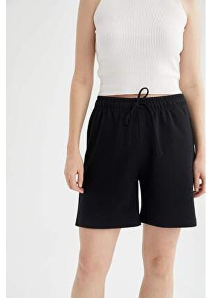 Regular Fit Geri Dönüşümlü Bermuda Şort U4570AZ21HS fırsatları