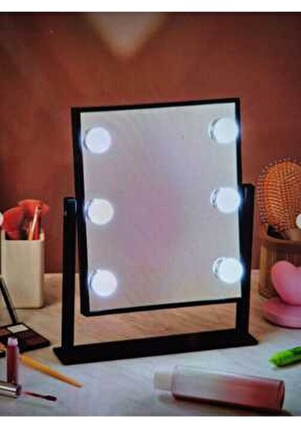 6 Led'li Kulis Makyaj Aynası 3 Farklı LED Rengiyle modelleri