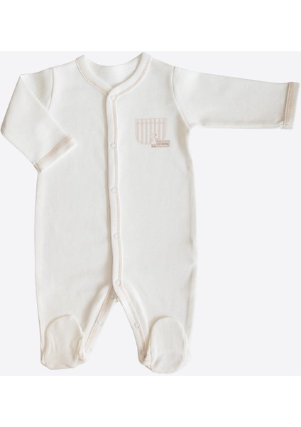 Organik Lil Ducky 10'lu Hastane Çıkış Seti Ekru modelleri