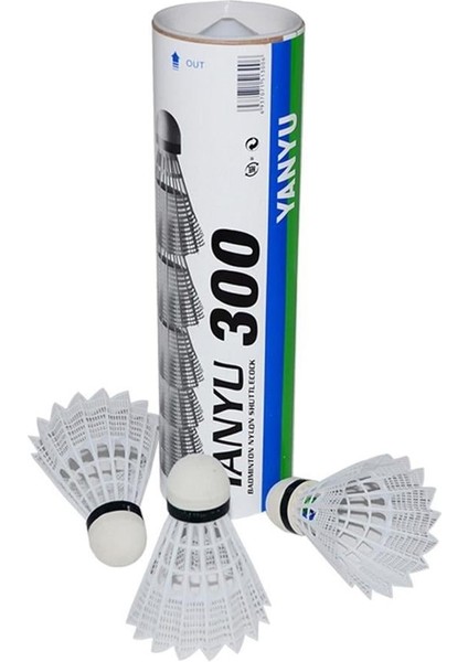 Yanyu BAD-300 Yanyu Badminton Topu 6'lı Pvc