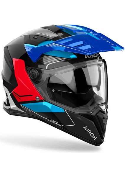 Aıroh Bandıt Tune Blue Red Gloss Kask fiyatları