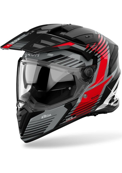 Aıroh Bandıt Spıcy Red Gloss Kask